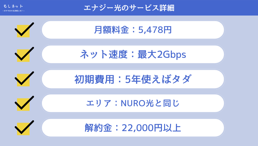 エナジー光のサービス詳細